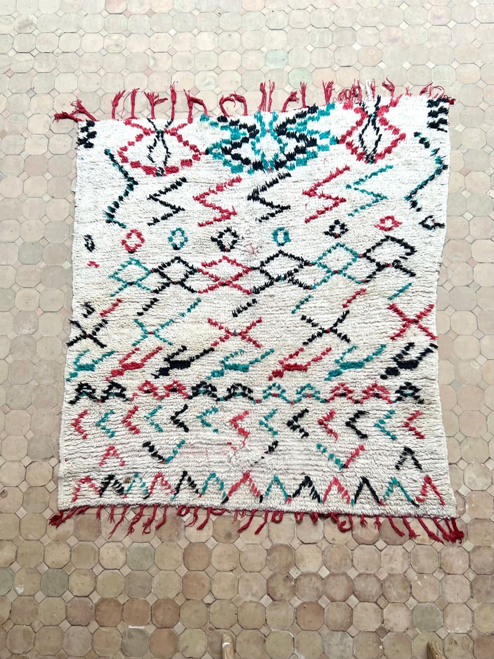 Moroccan Vintage Azilal Rug 165x140cm