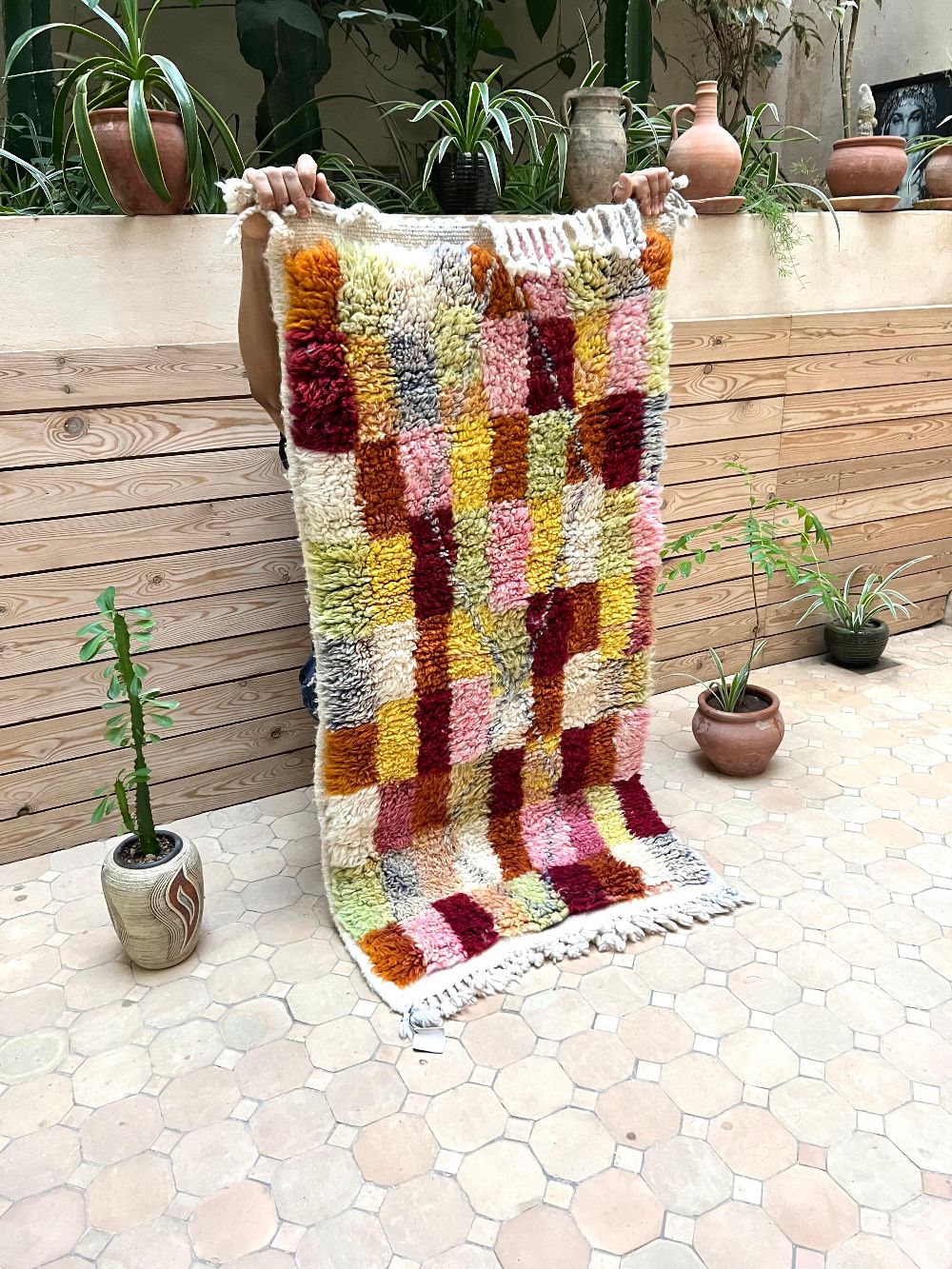 Moroccan Azilal Rug 125x65cm