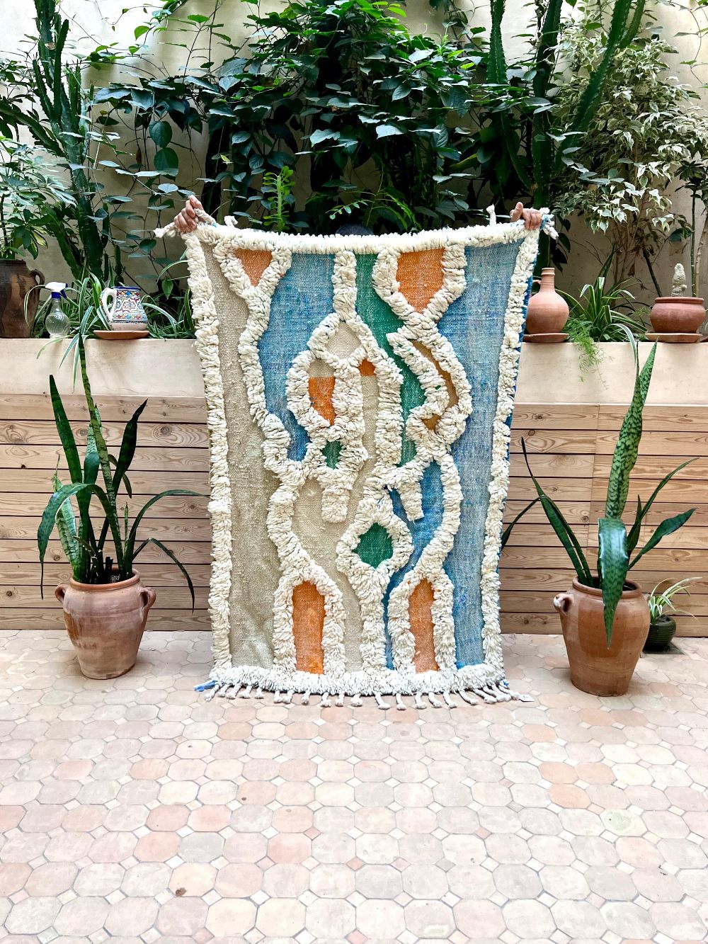 Moroccan Flatweave Rug 145x95cm