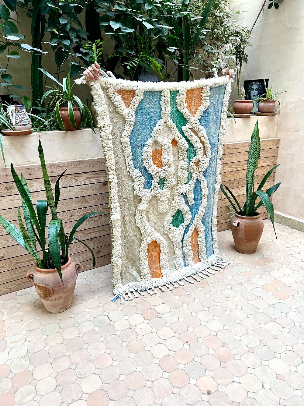 Moroccan Flatweave Rug 145x95cm