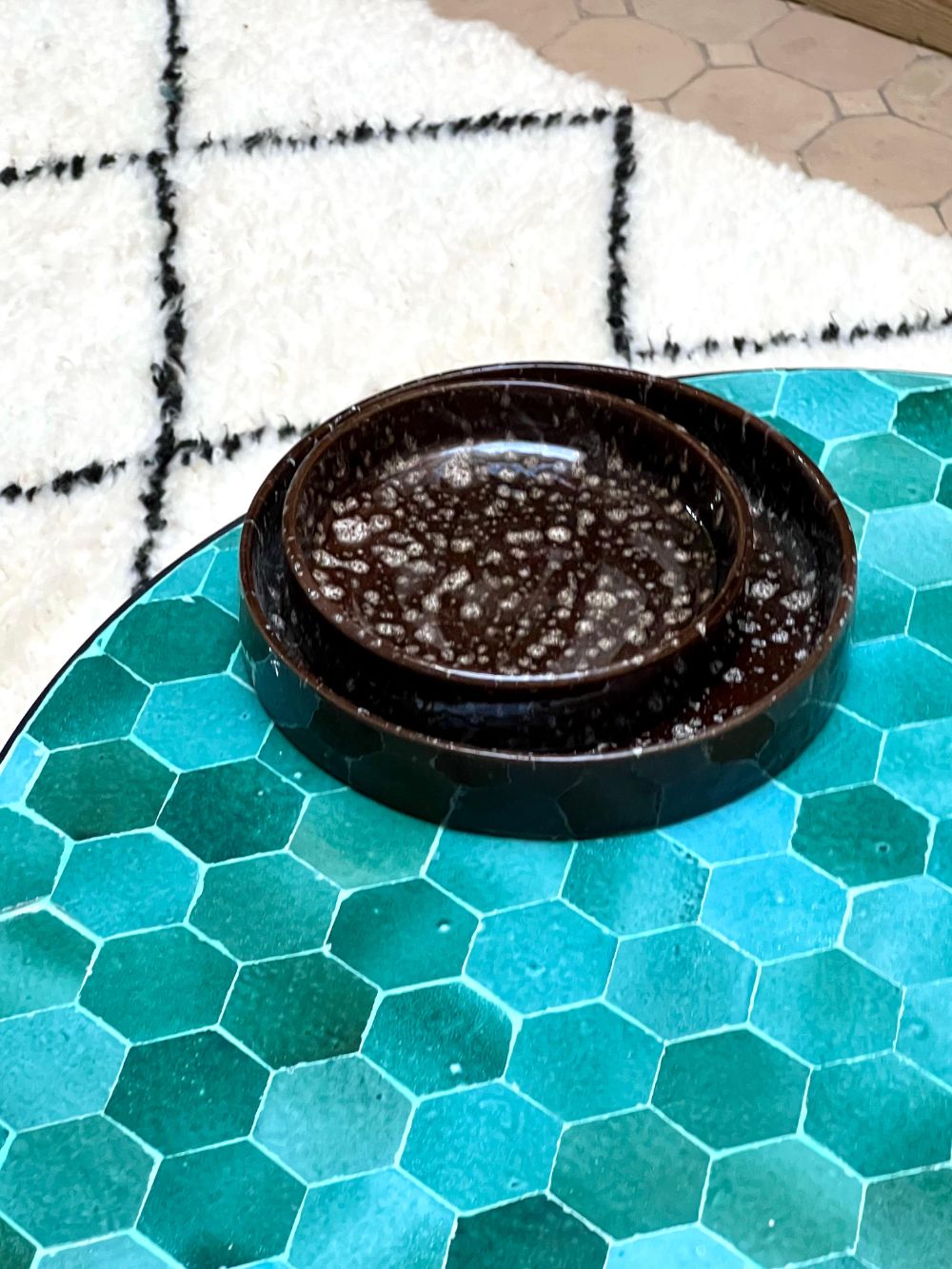 Zellige Round Coffee Table 60cm