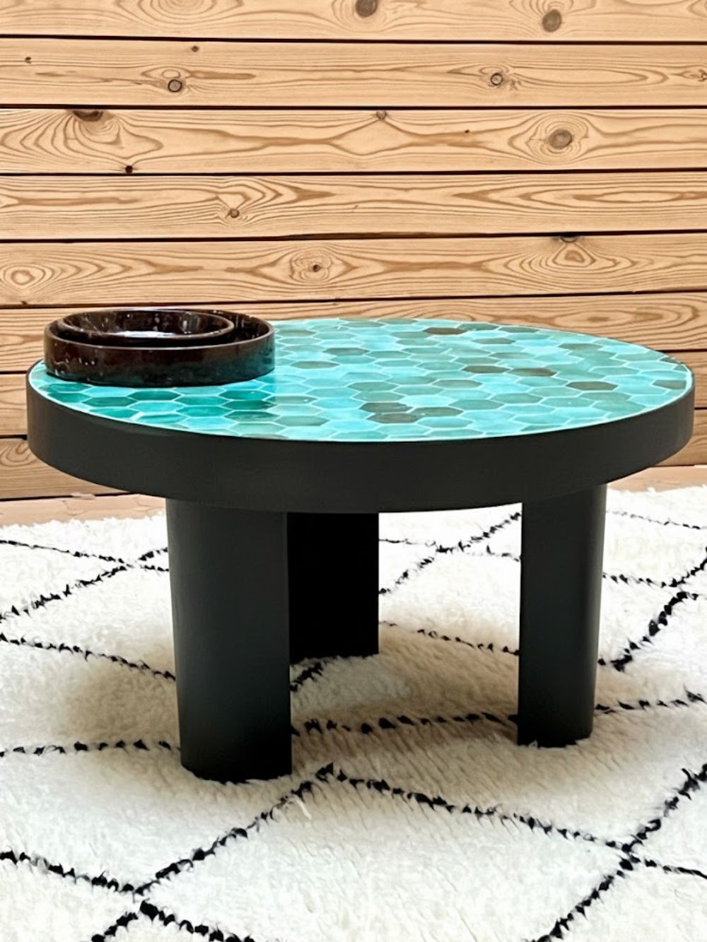 Zellige Round Coffee Table 60cm
