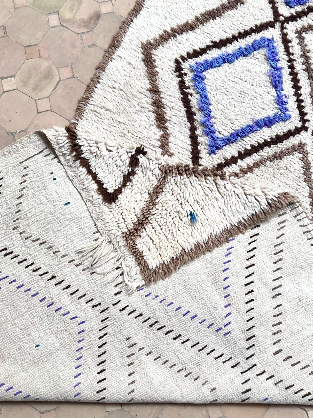 Moroccan Vintage Azilal Runner Rug 240x100cm