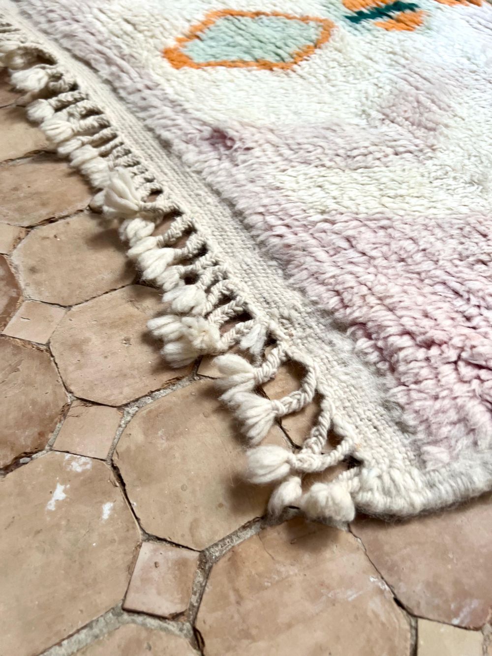 Moroccan Vintage Azilal Runner Rug 415x115cm