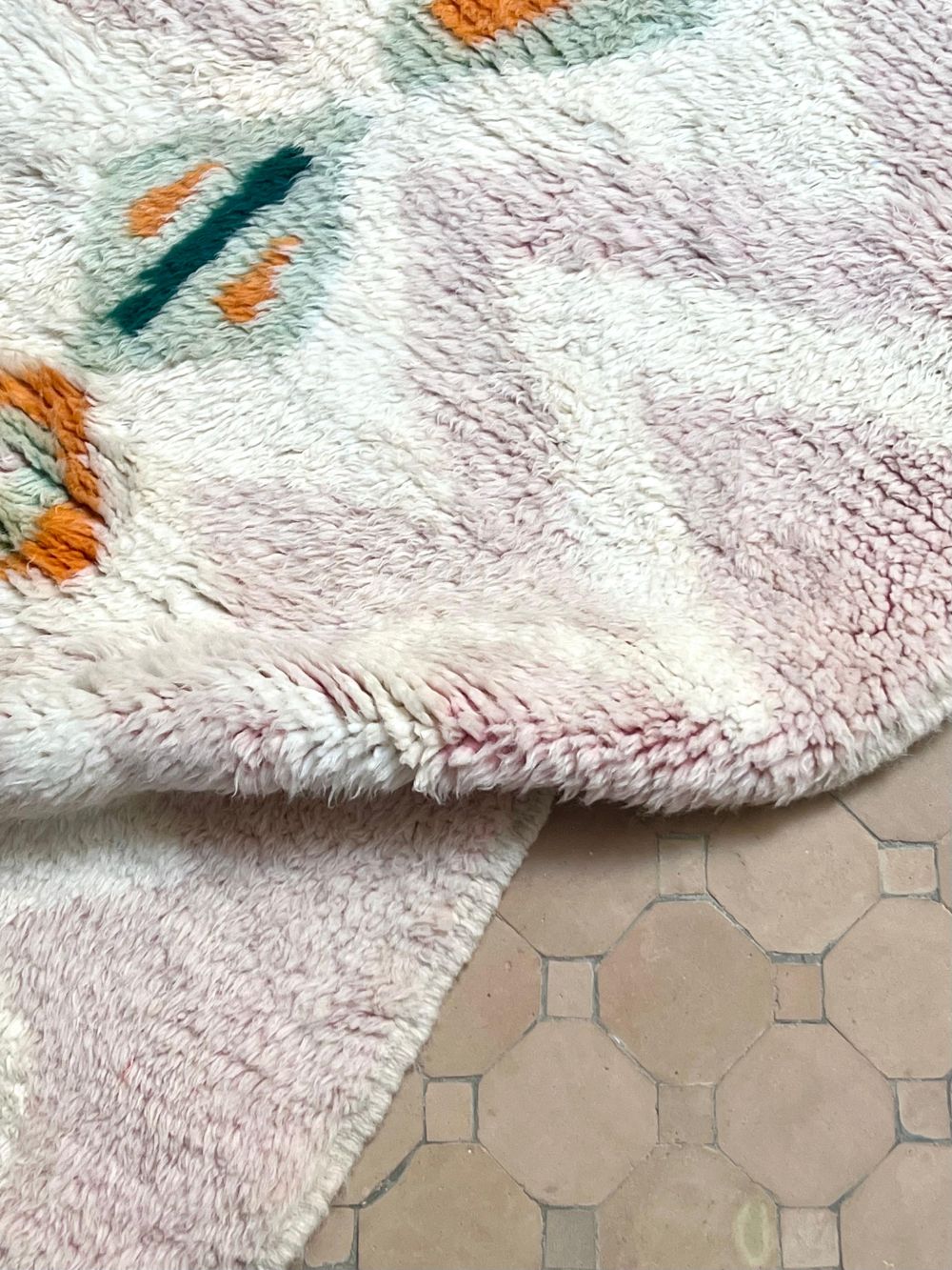 Moroccan Vintage Azilal Runner Rug 415x115cm