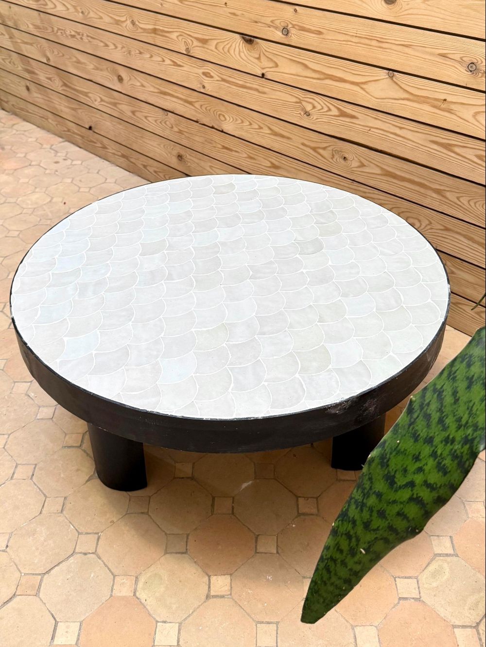 Zellige Round Coffee Table 70cm