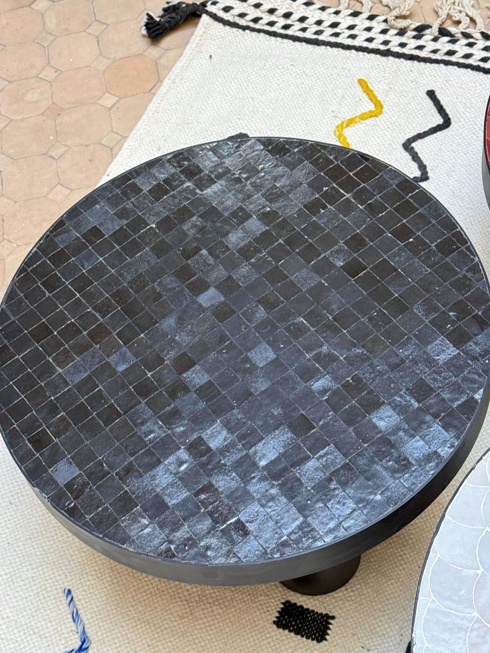 Zellige Round Coffee Table 60cm