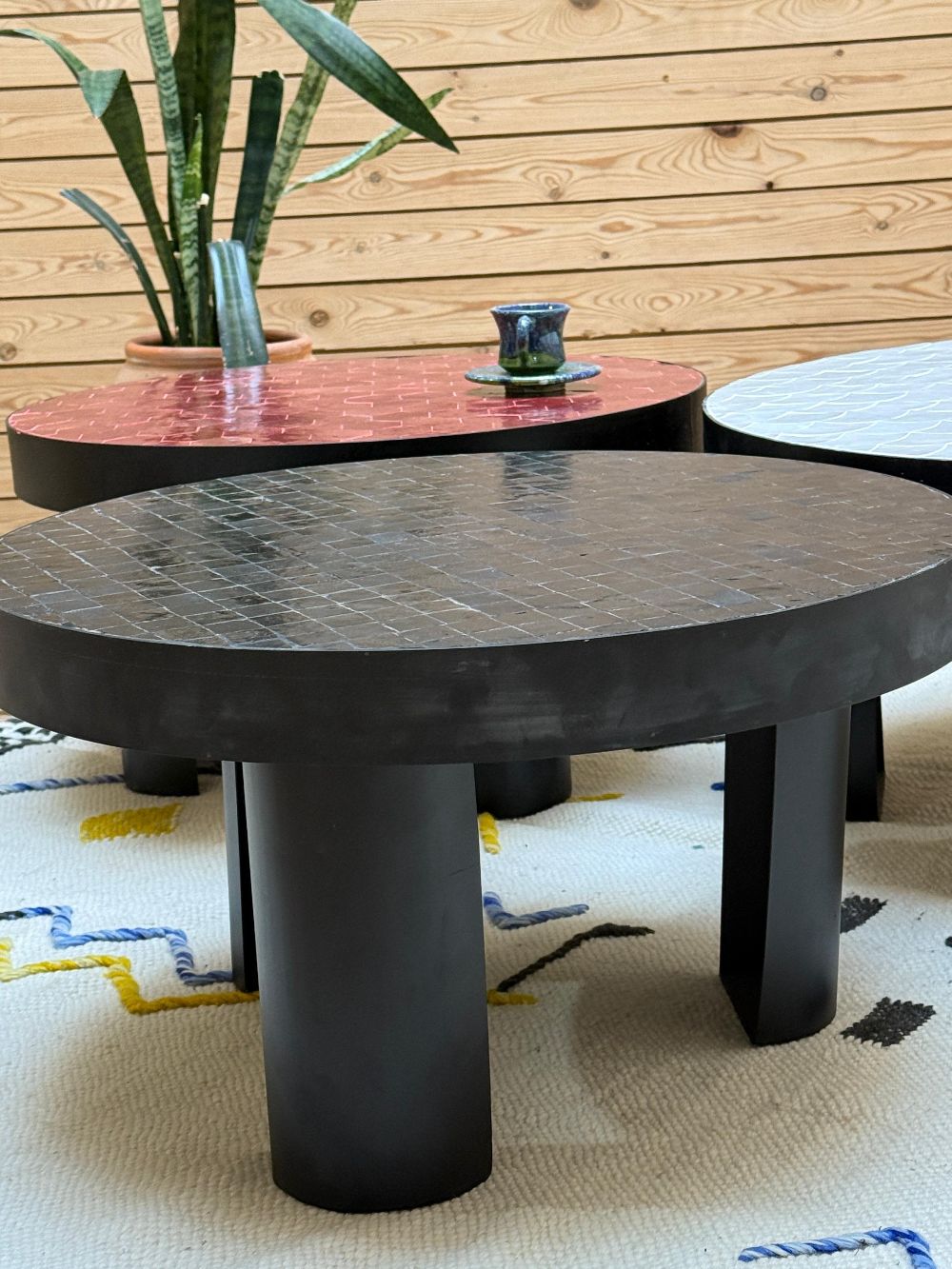Zellige Round Coffee Table 60cm