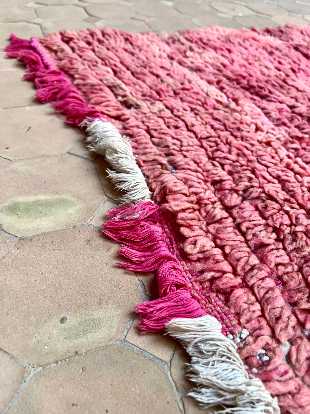 Moroccan Vintage Azilal Runner Rug 365x95cm