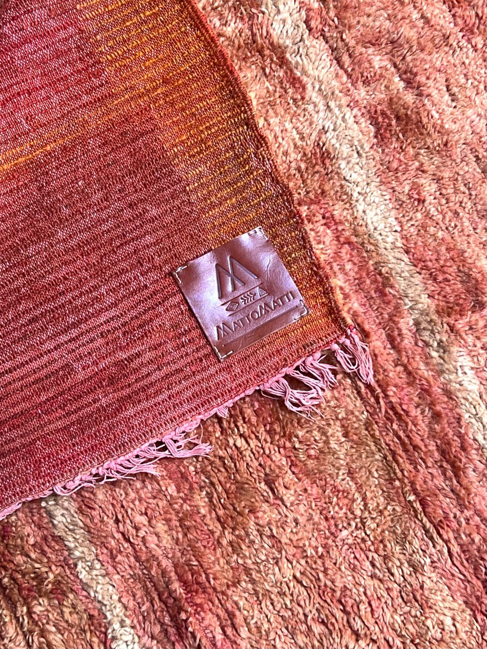 Marokkolainen vintage yksivärinen matto 230x120cm