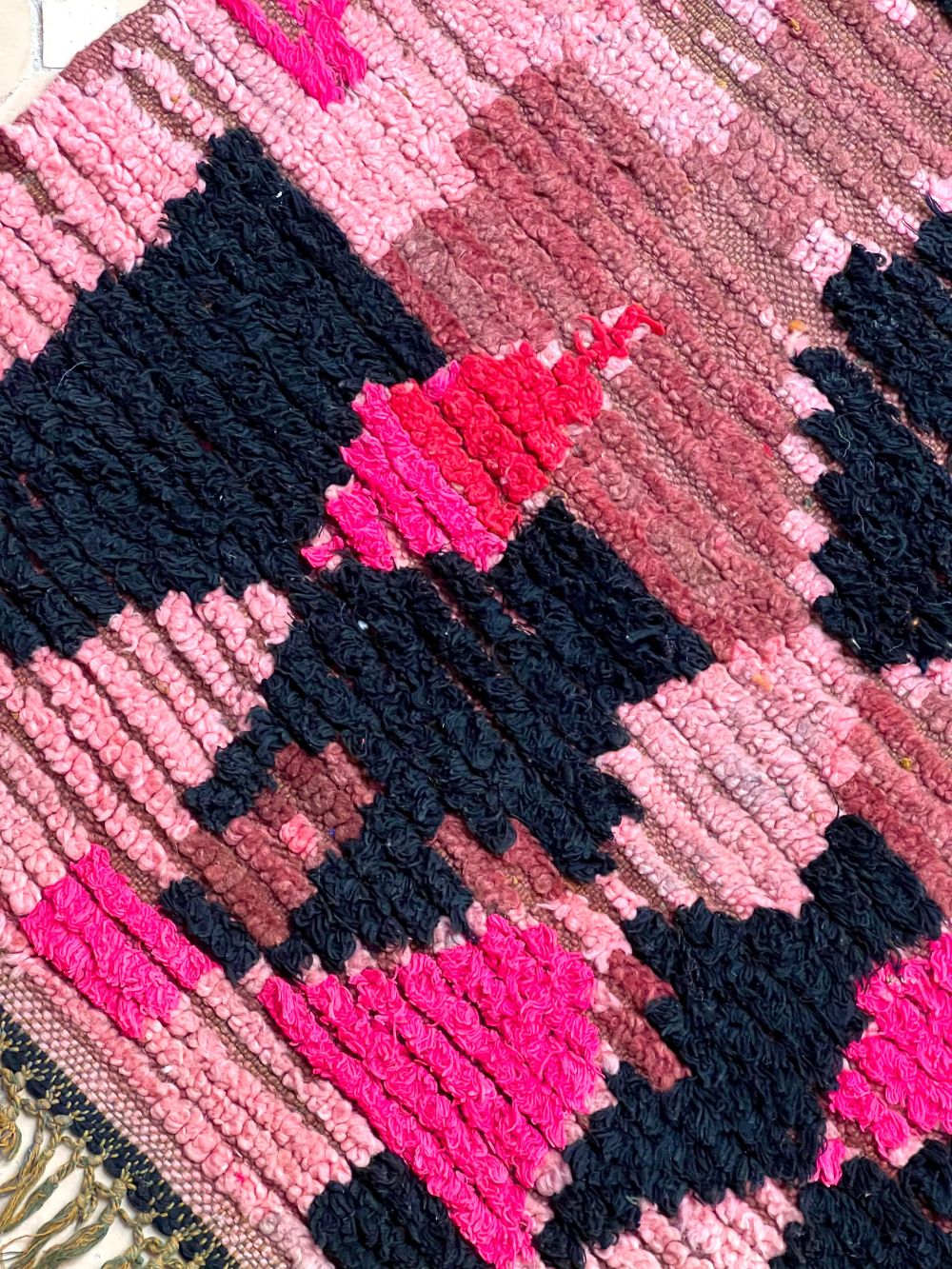 Marokkolainen vintage Azilal-matto 235x75cm