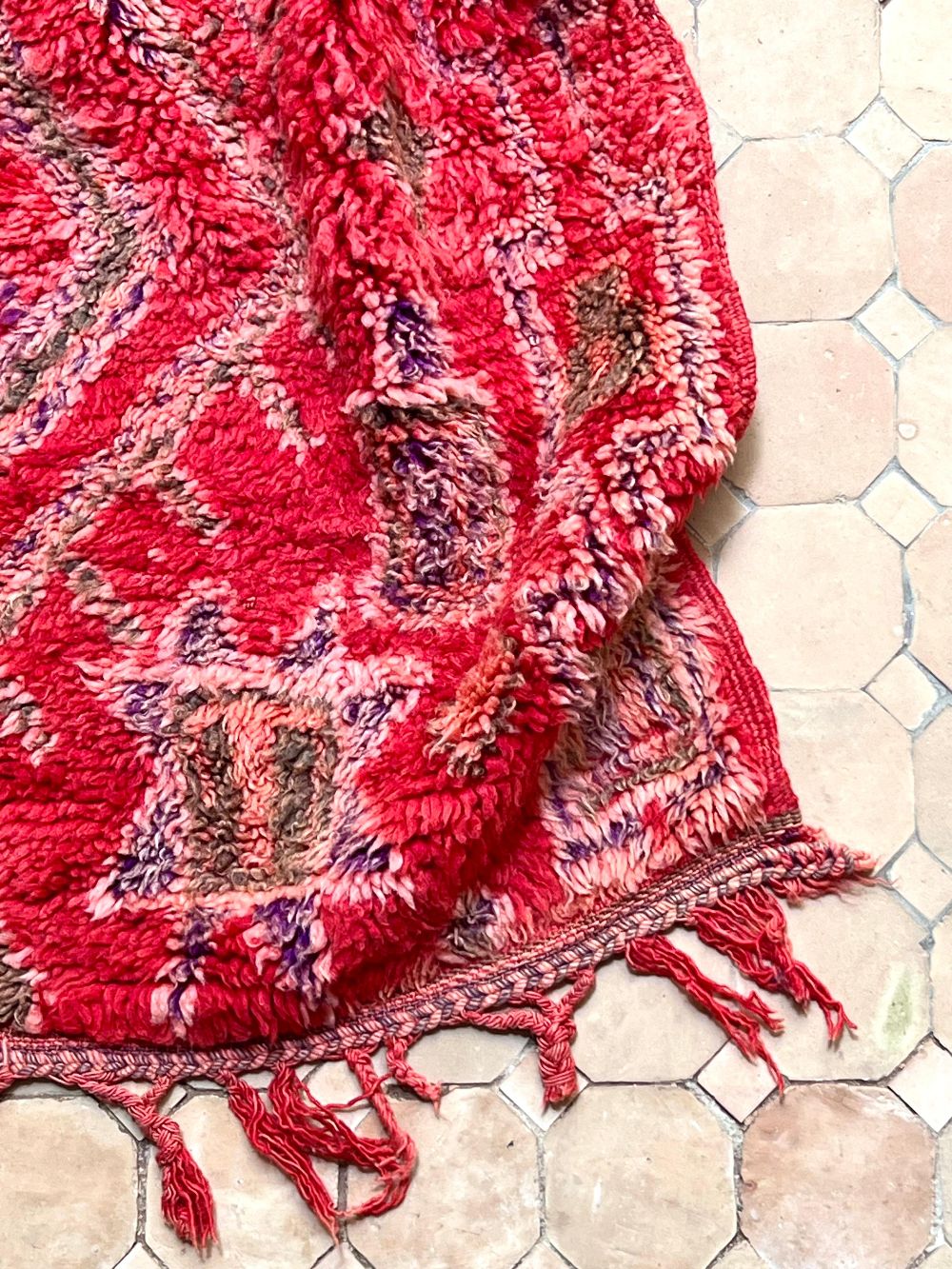 Moroccan Vintage Boujaad Rug 200x110cm