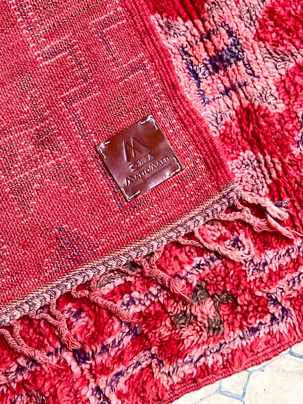 Moroccan Vintage Boujaad Rug 200x110cm