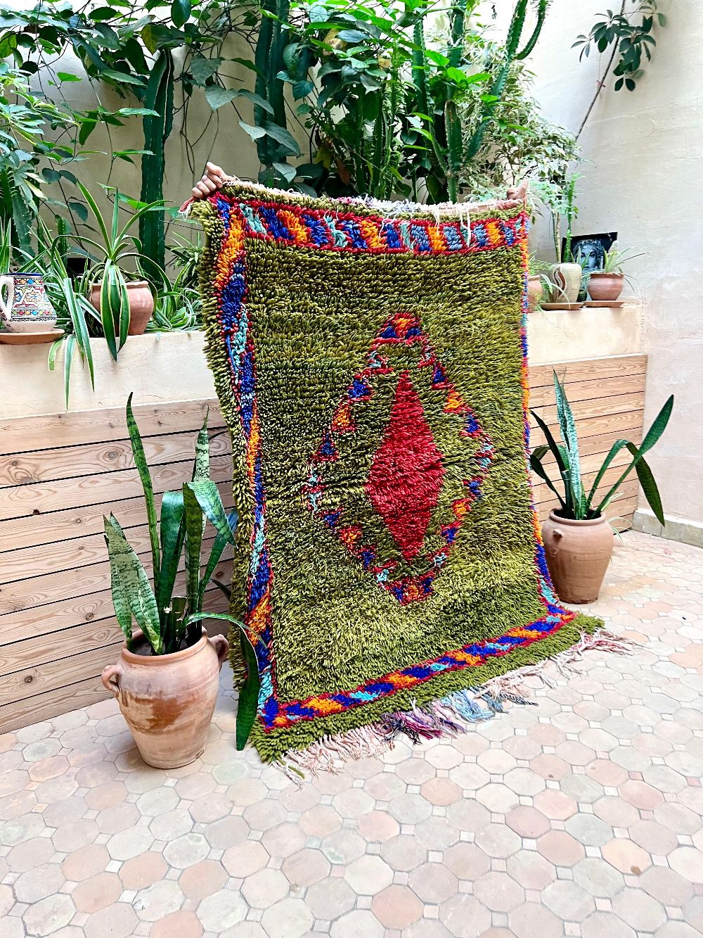 Moroccan Vintage Azilal Rug 170x130cm