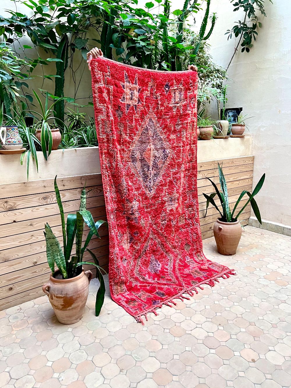 Moroccan Vintage Boujaad Rug 200x110cm