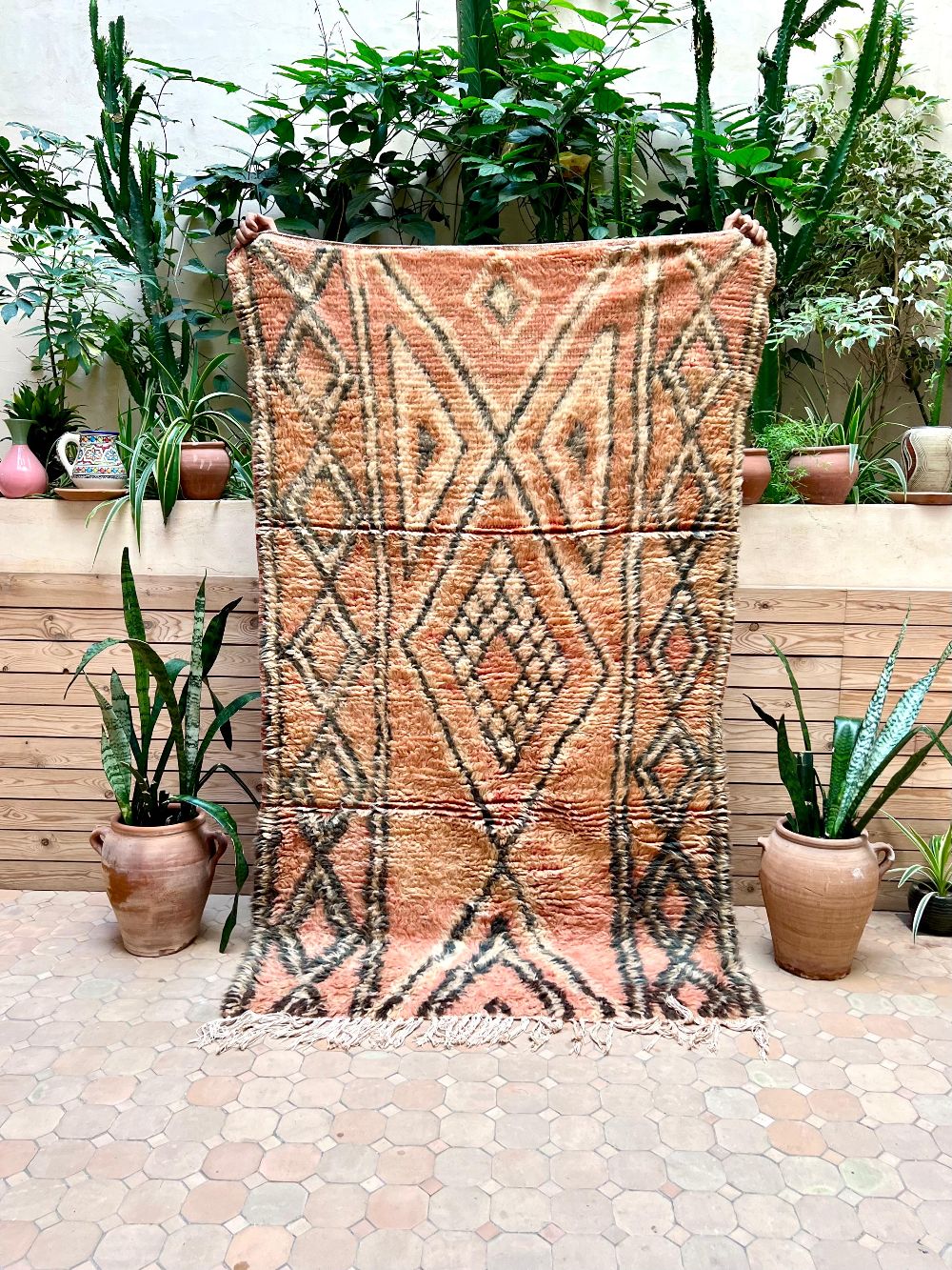 Moroccan Vintage Boujaad Rug 200x120cm