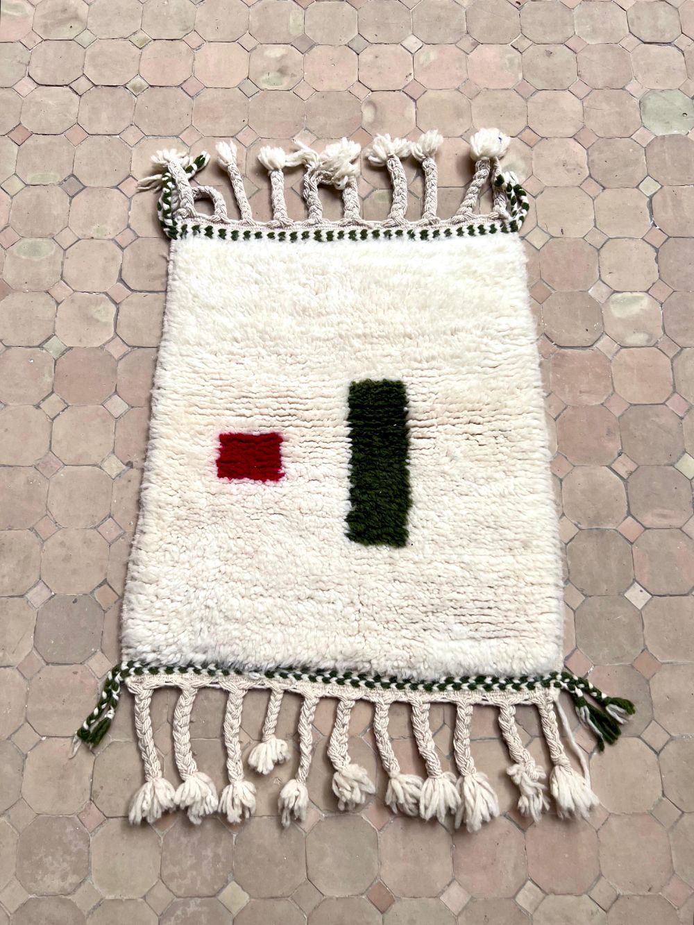 Marokkolainen Azilal-matto 75x60cm