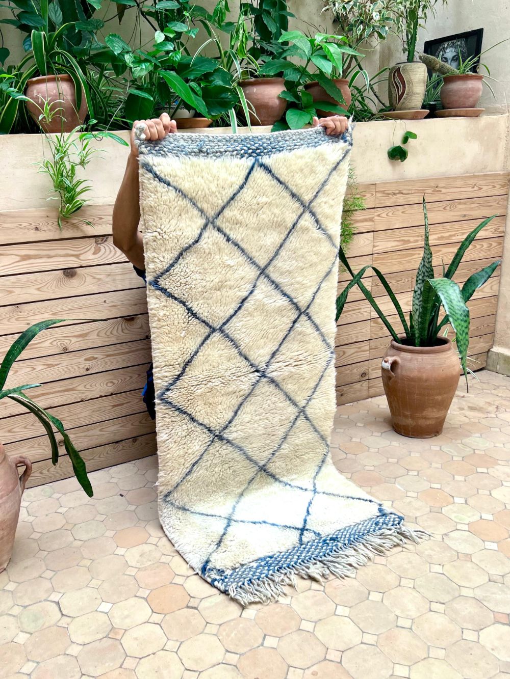 Marokkolainen Mrirt matto 140x60cm