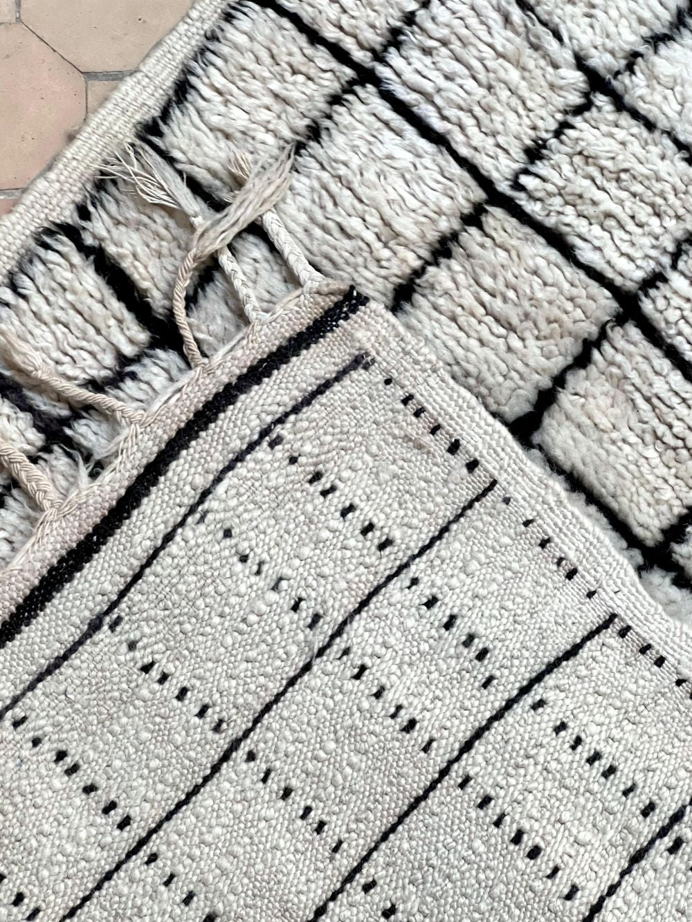 Marokkolainen vintage Azilal-matto 185x100cm