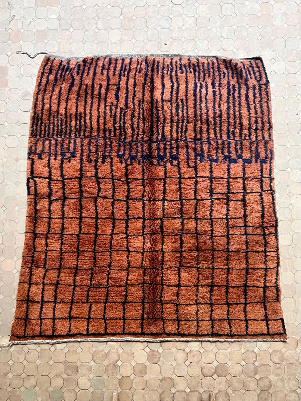 Marokkolainen Mrirt-matto 225x185cm