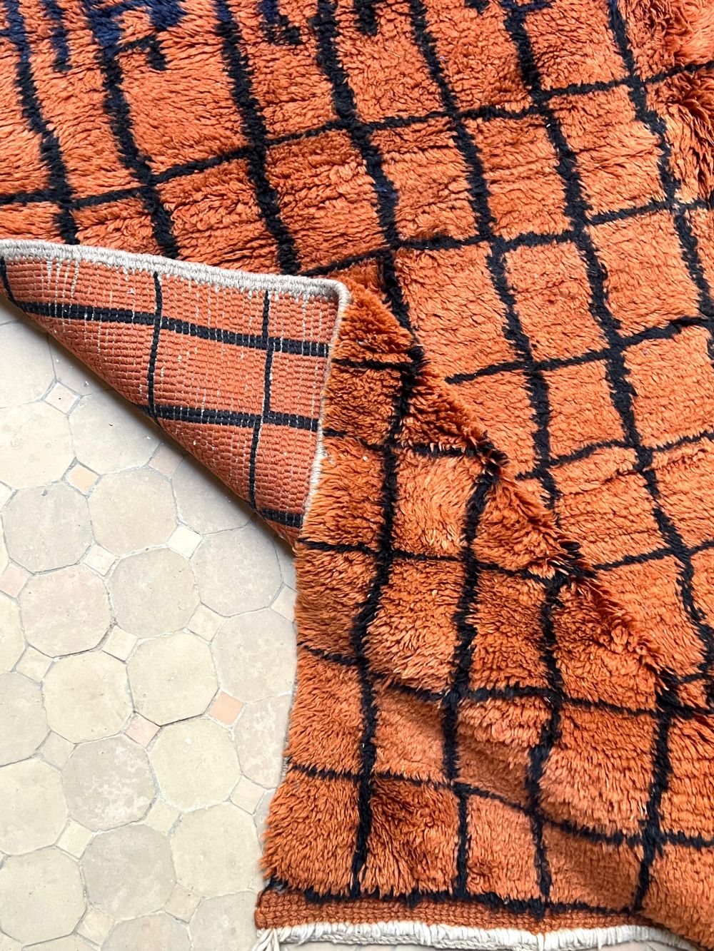 Marokkolainen Mrirt-matto 225x185cm