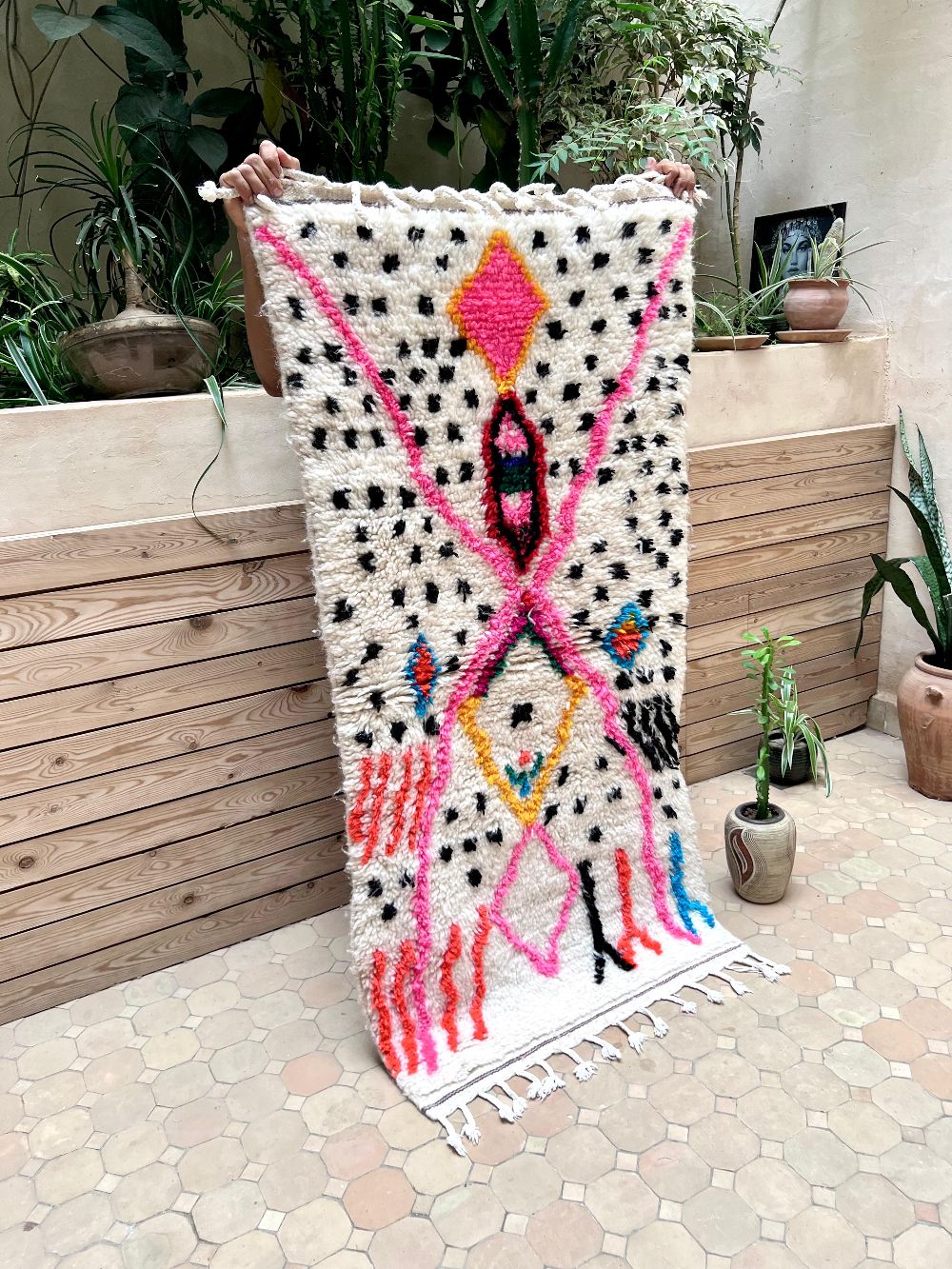 Marokkolainen Candy matto 155x75cm