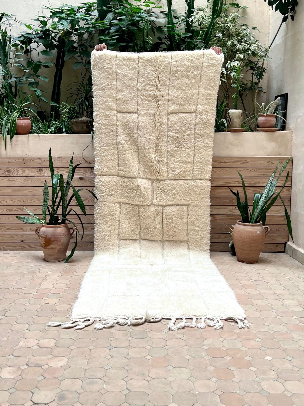 Moroccan Marmoucha runner Rug 310x105cm