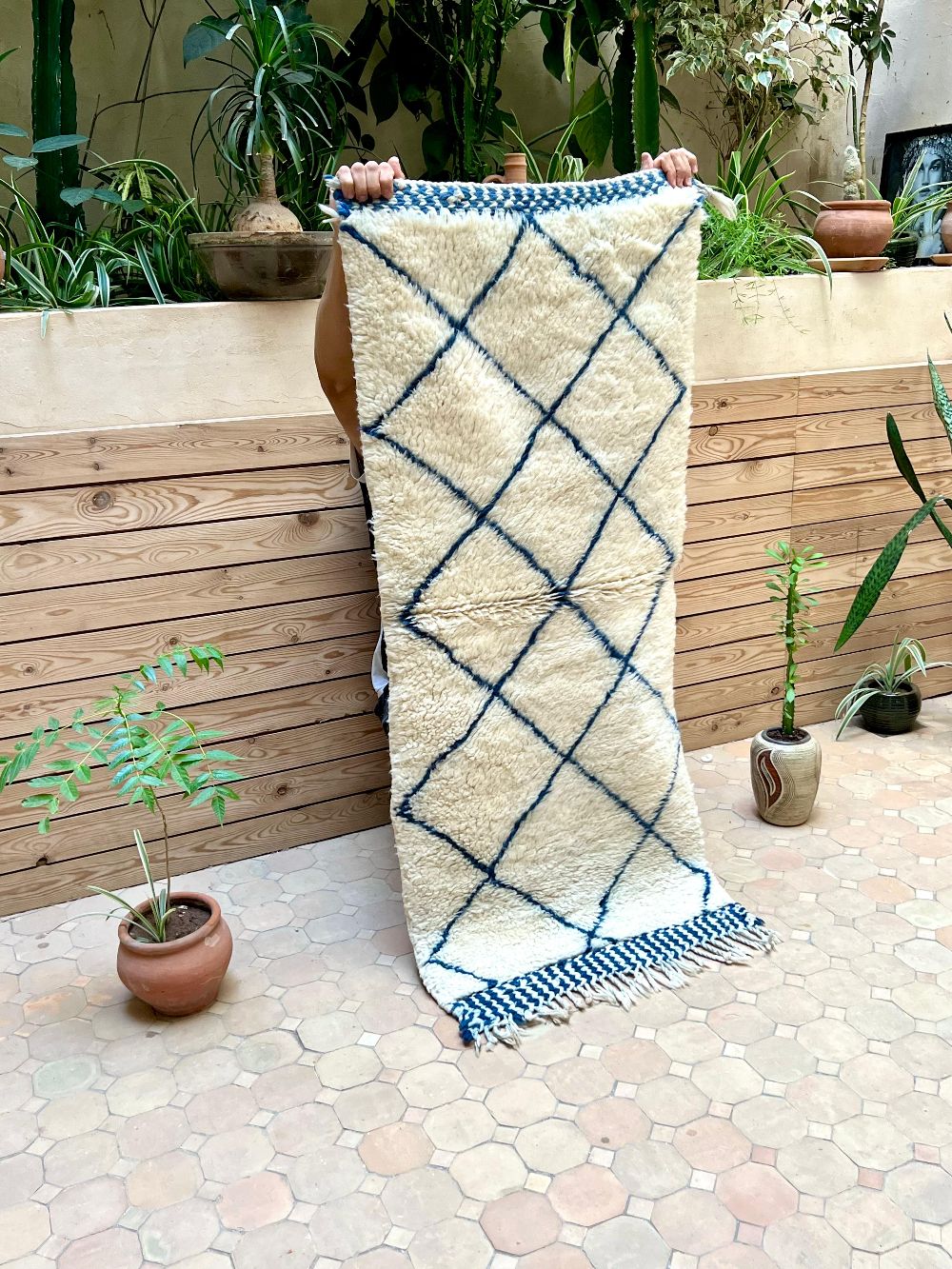 Marokkolainen Mrirt matto 140x60cm