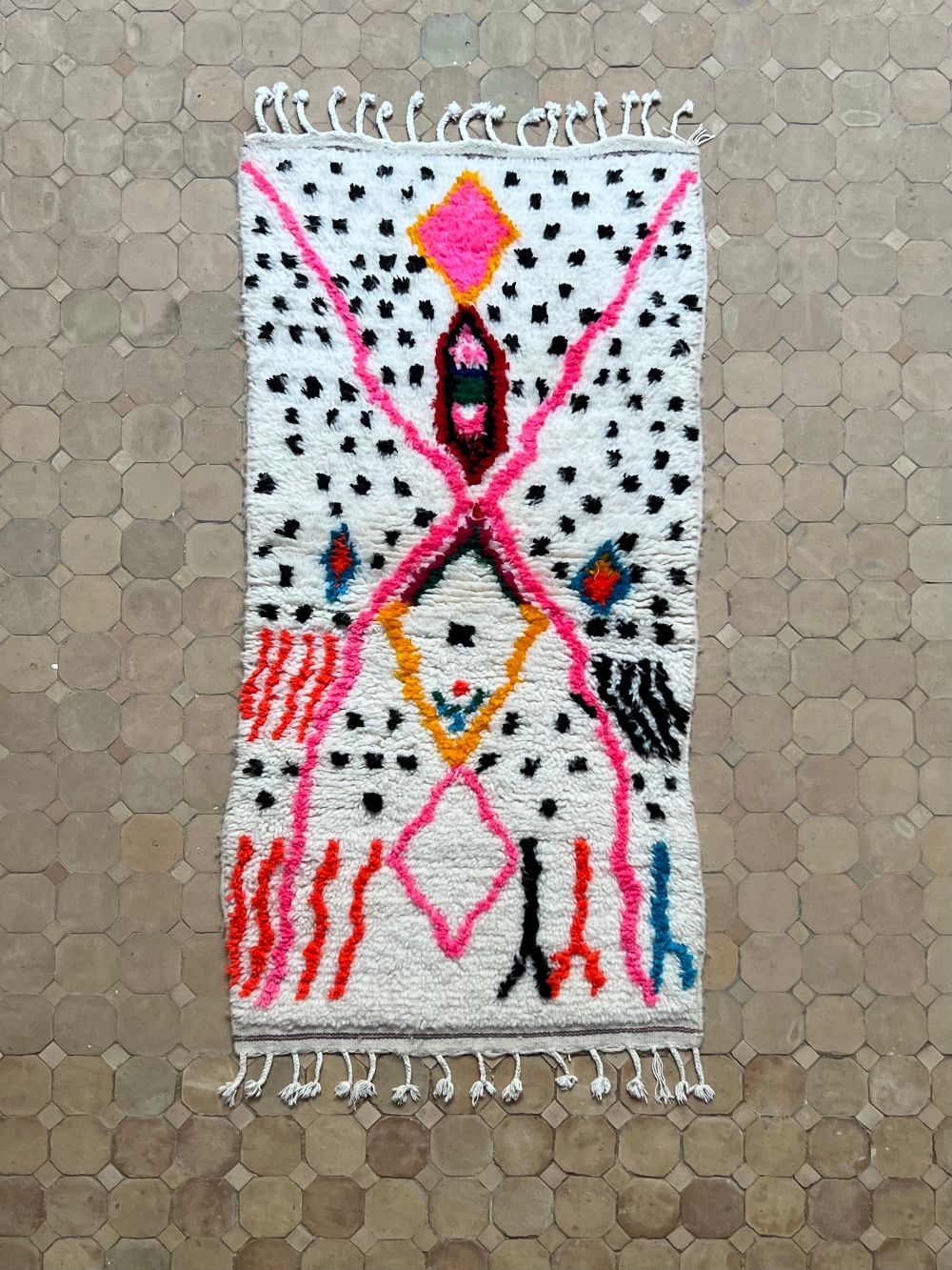 Marokkolainen Candy matto 155x75cm