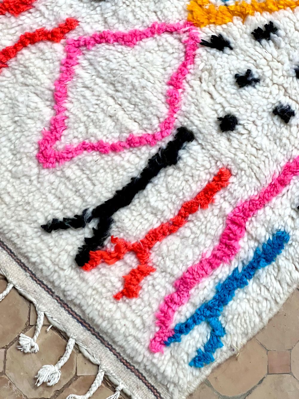 Marokkolainen Candy matto 155x75cm