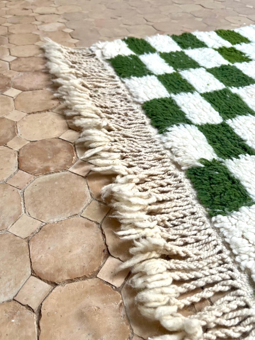 Moroccan Checkered Rug 155x105cm