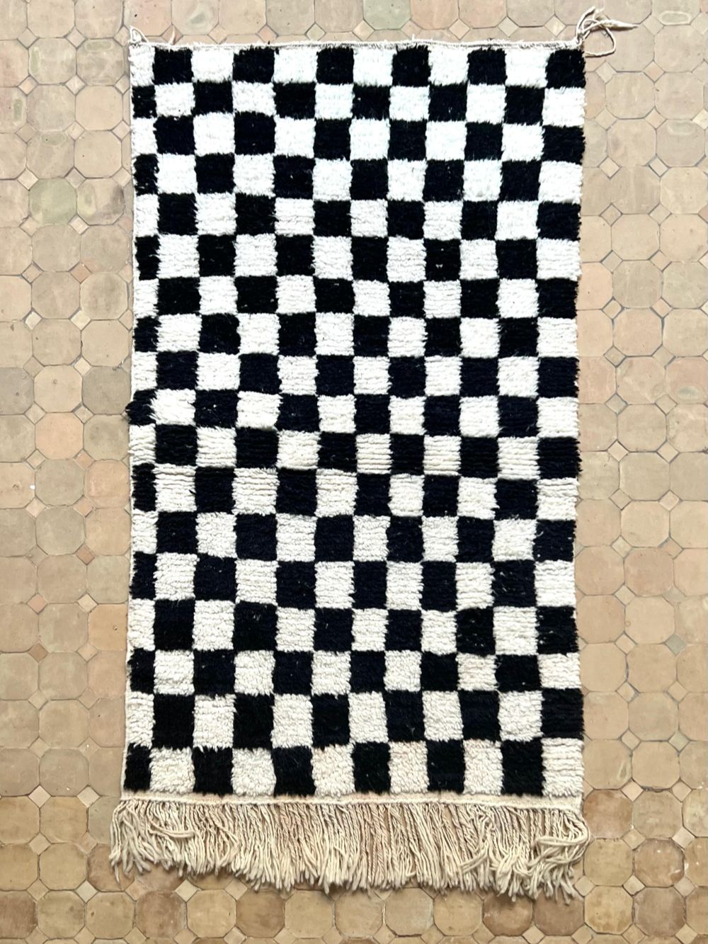 Marokkolainen ruudullinen matto 155x90cm