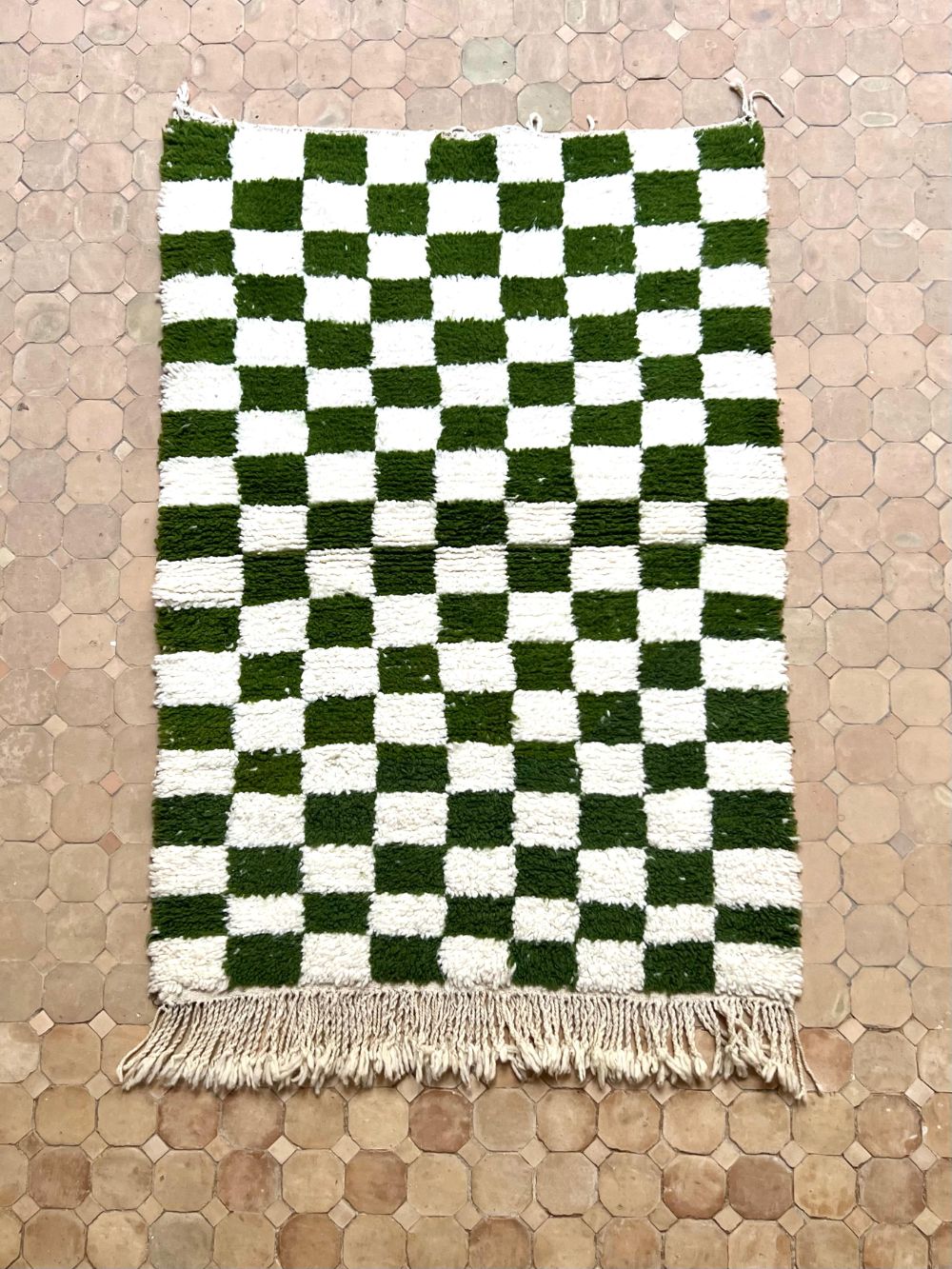 Moroccan Checkered Rug 155x105cm
