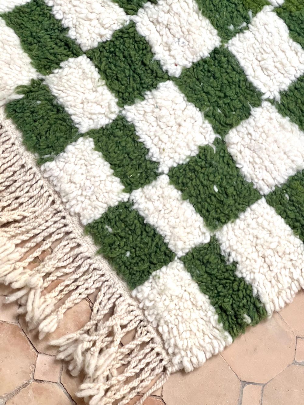 Moroccan Checkered Rug 155x105cm