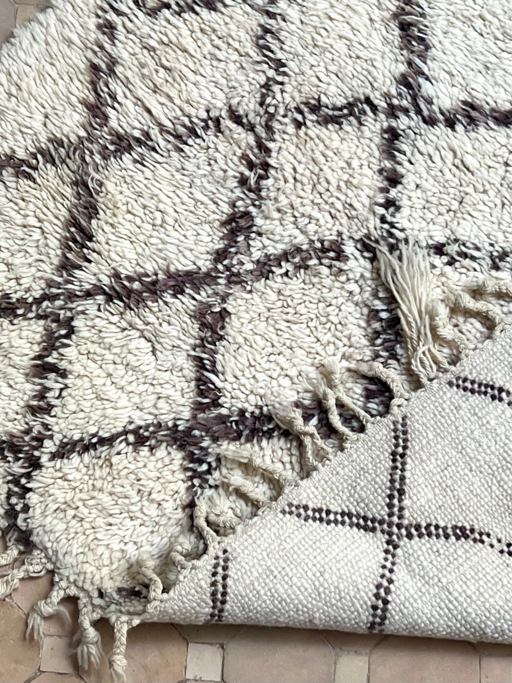 Marokkolainen vintage Beni Ouarain matto 270x175cm