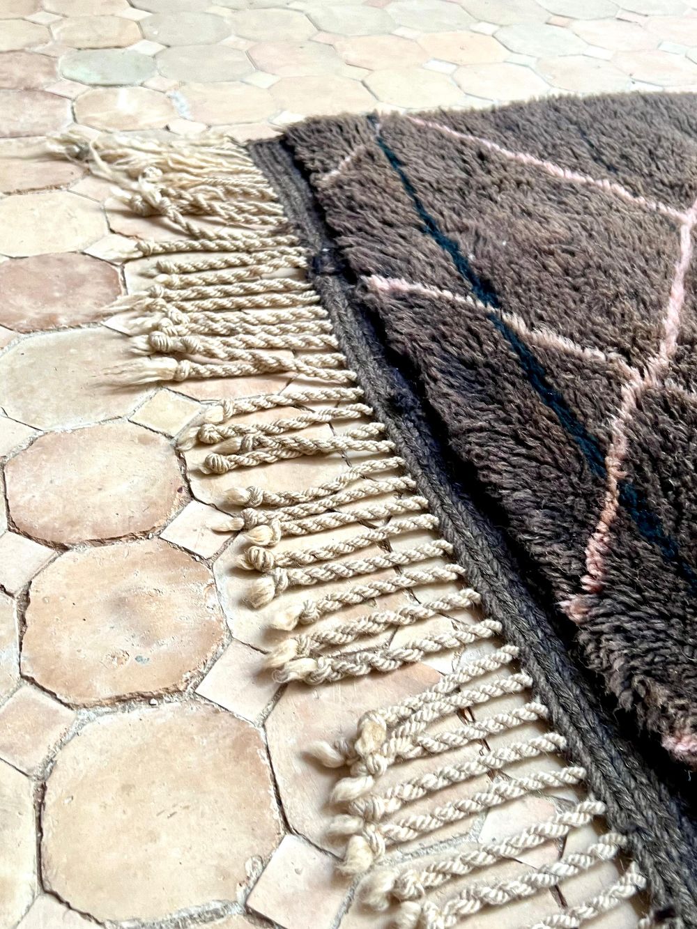 Marokkolainen Mrirt matto 110x85cm