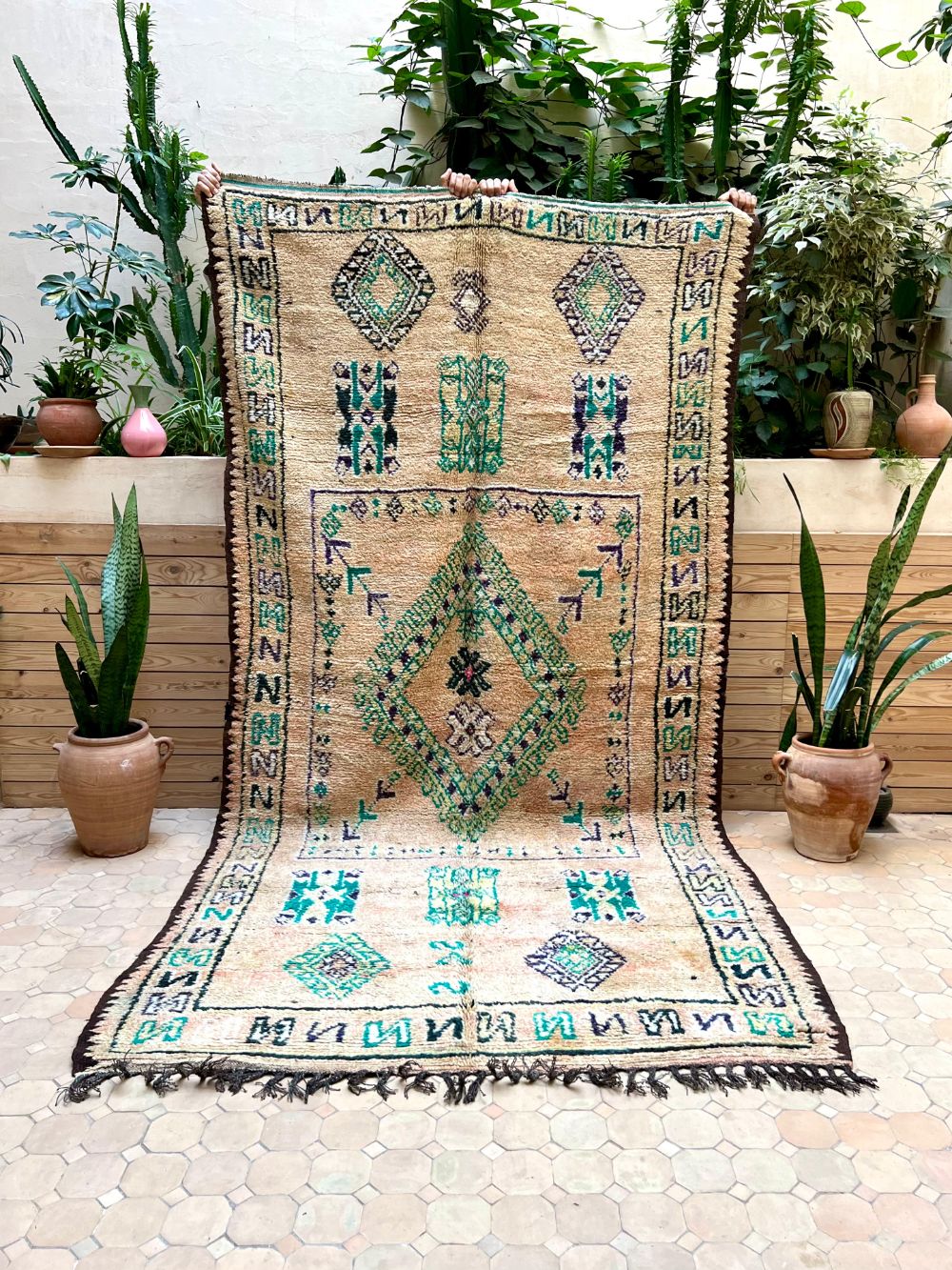 Marokkolainen vintage Boujaad matto 290x150cm