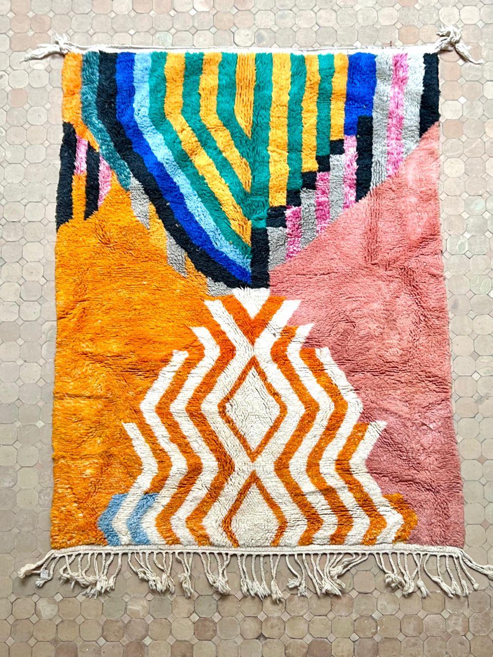 Marokkolainen Aurinko-matto 245x175cm