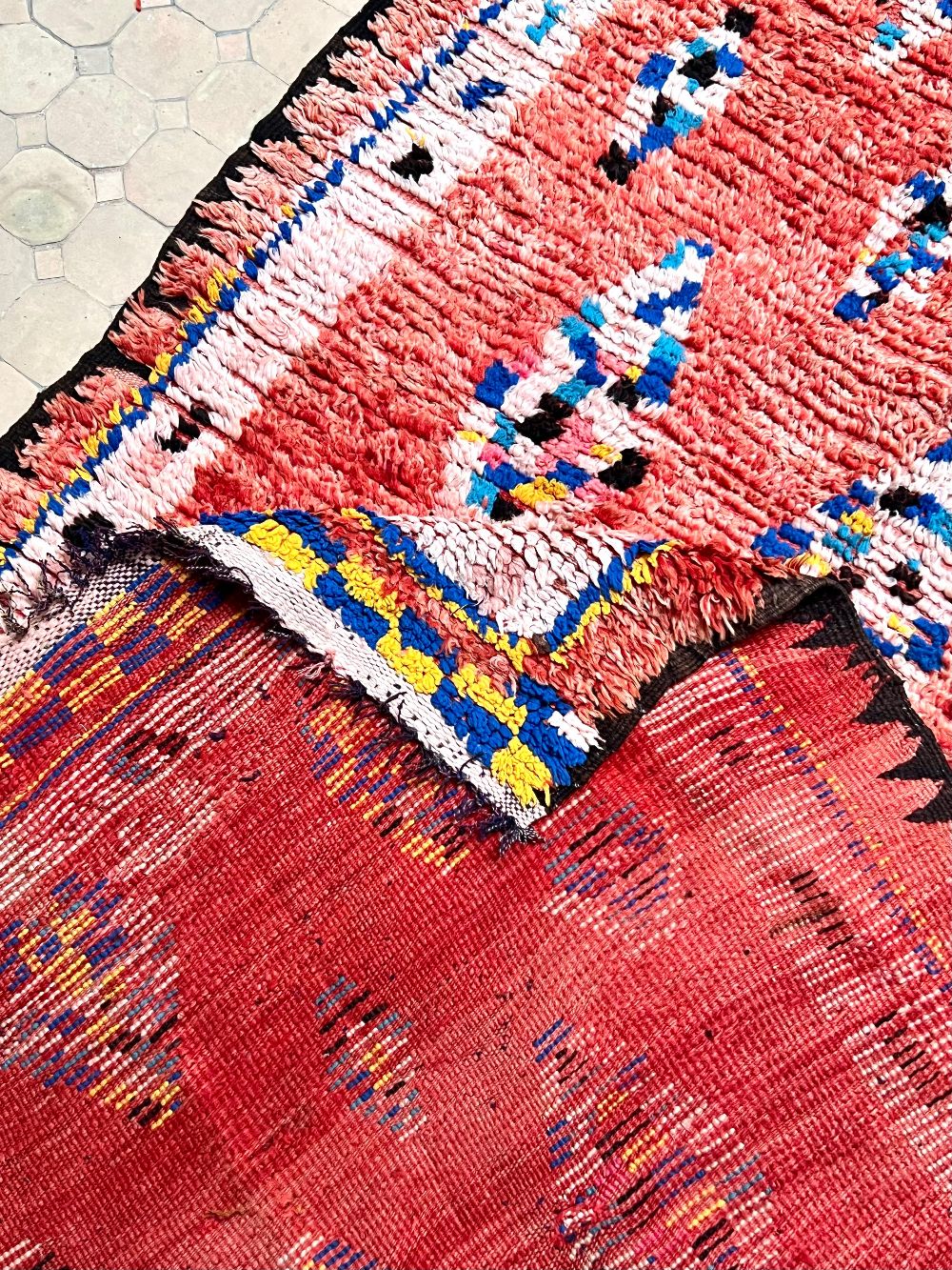 Marokkolainen vintage Boujaad matto 265x135cm