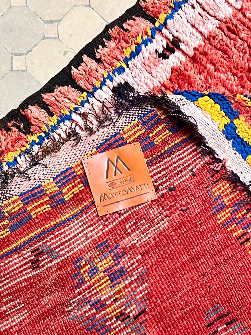 Marokkolainen vintage Boujaad matto 265x135cm