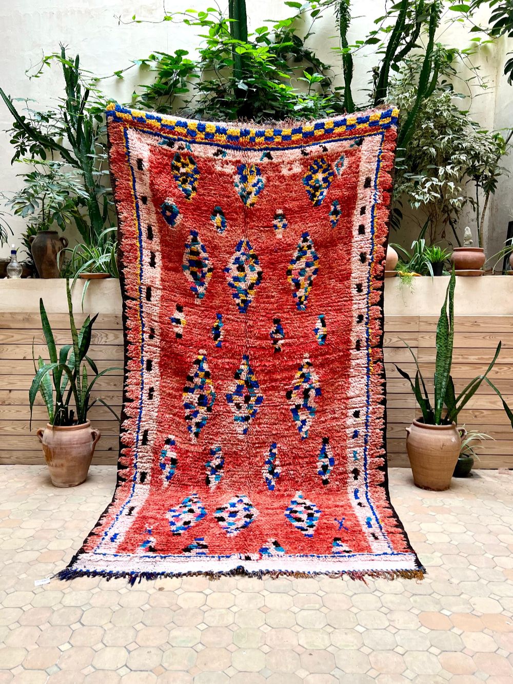 Marokkolainen vintage Boujaad matto 265x135cm