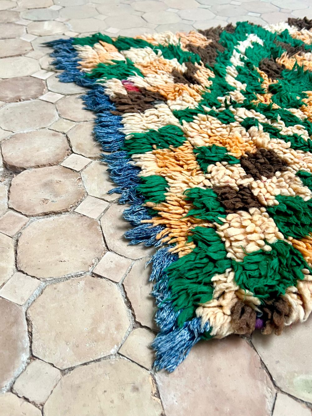 Moroccan Vintage Boujaad Rug 215x70cm