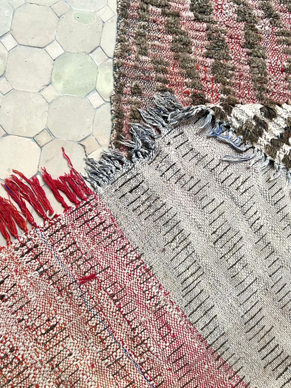 Marokkolainen vintage Boujaad käytävämatto 260x110cm