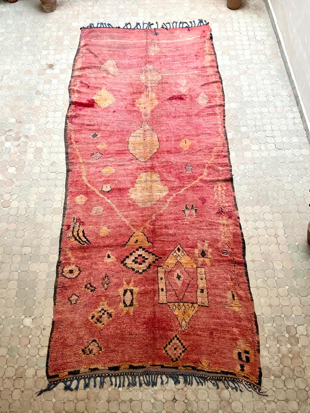 Moroccan Vintage Boujaad Rug 485x200cm