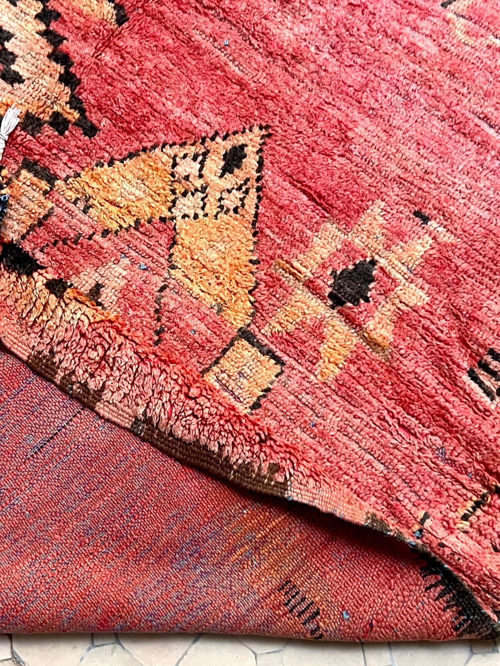 Moroccan Vintage Boujaad Rug 485x200cm