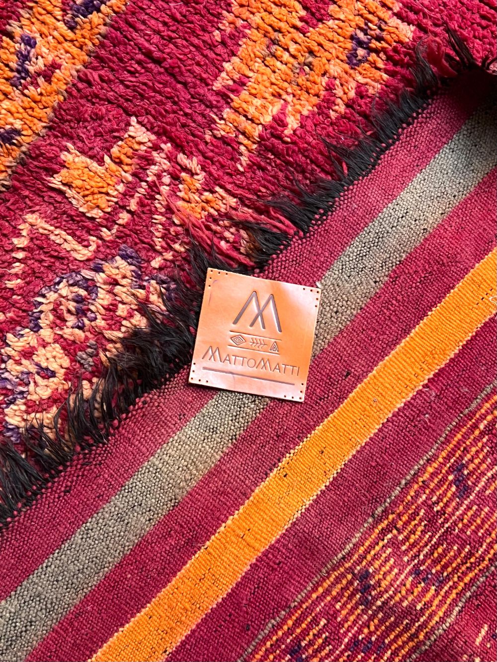 Moroccan Vintage Boujaad Rug 395x190cm