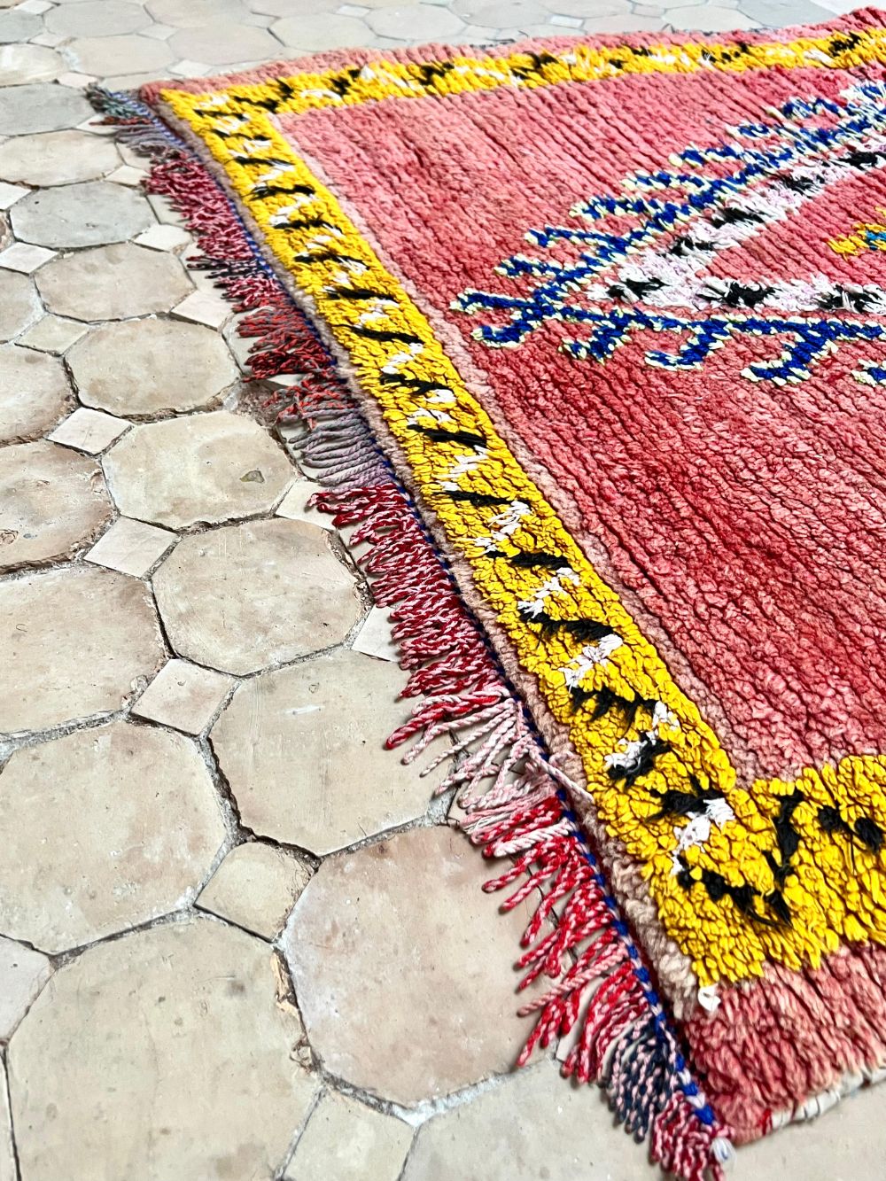 Reserved Saara : Moroccan Vintage Azilal runner Rug 310x90cm