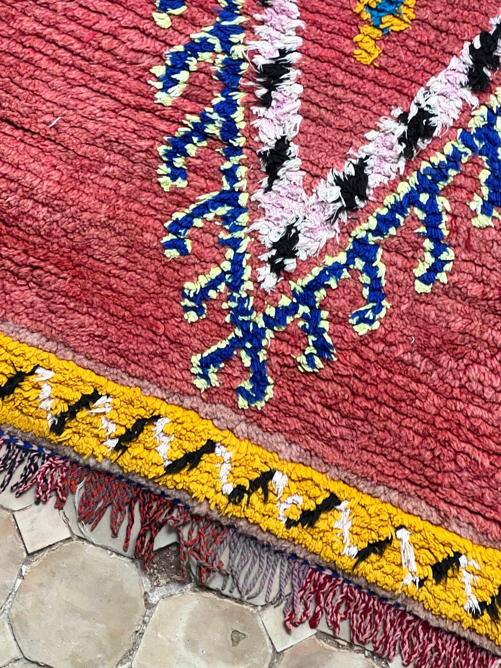 Reserved Saara : Moroccan Vintage Azilal runner Rug 310x90cm