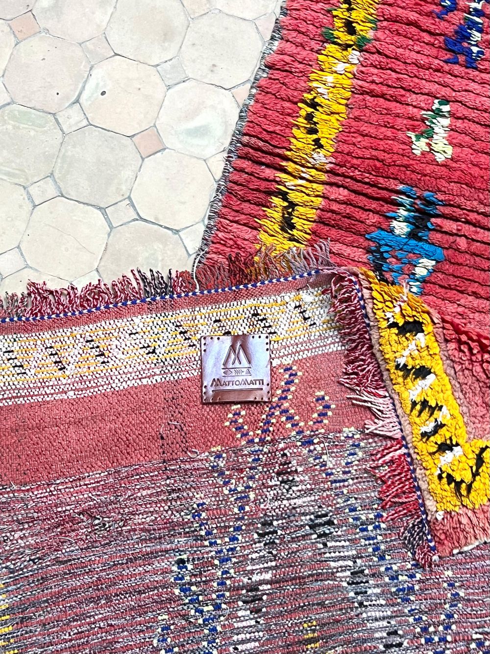 Reserved Saara : Moroccan Vintage Azilal runner Rug 310x90cm