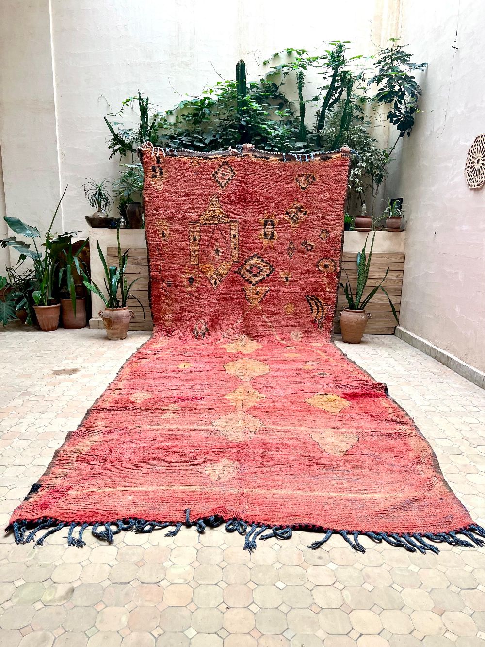 Moroccan Vintage Boujaad Rug 485x200cm
